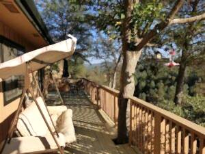 deck with outdoor seating