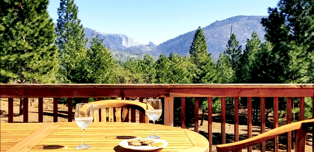 deck view of the valley