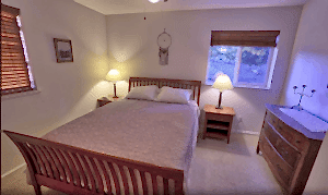 bedroom with full bed