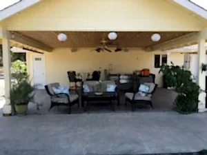 patio with outdoor seating