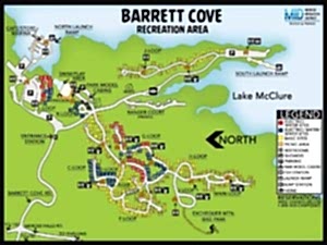 barrett cove campground map