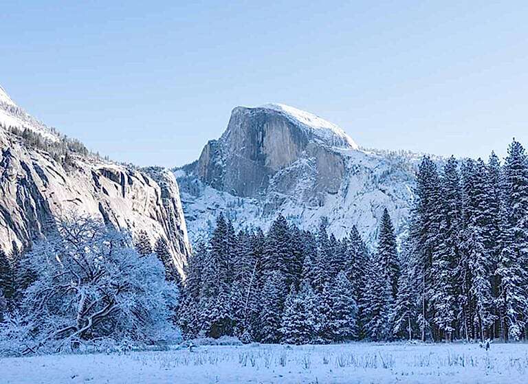 yosemite winter travel