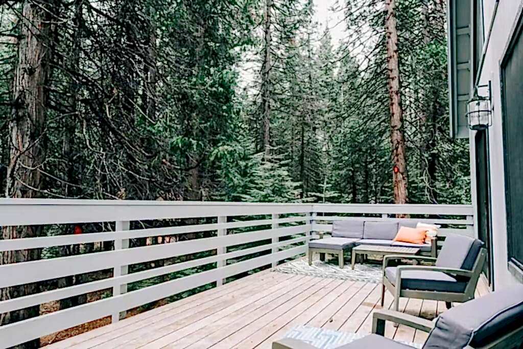deck with outdoor seating