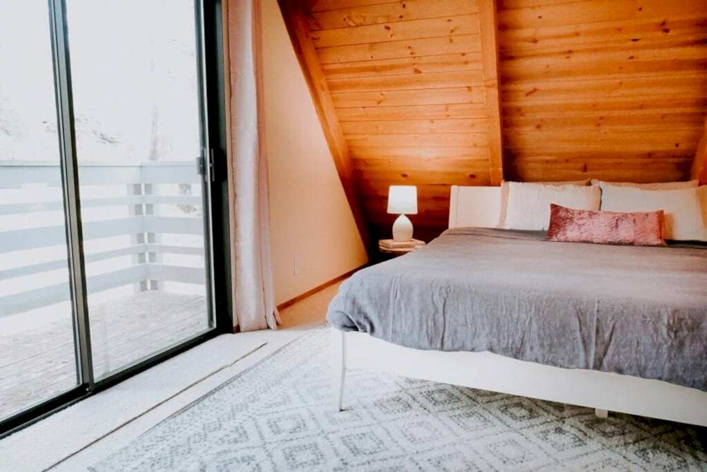 bedroom with king bed